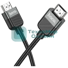 Кабель Hoco US09 ver2.0 HDMI (m) HDMI (m) 2м черный (пакет)