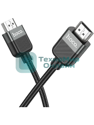 Кабель Hoco US09 ver2.0 HDMI (m) HDMI (m) 2м черный (пакет)
