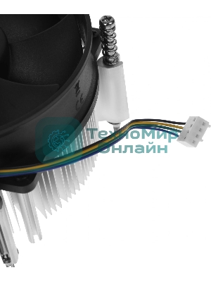 Кулер для процессора Digma D-CPC110-PWM3 черный, 90 мм, алюминий/медь, 2800 об/мин, 25 дБ, 4 pin, 110 Вт, 60 мм