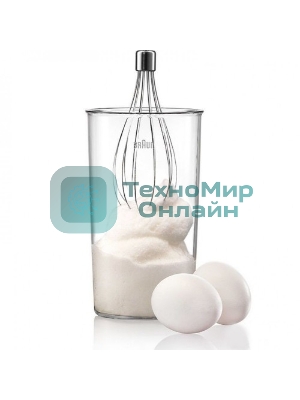 Блендер погружной Braun MQ 3035 WH Sauce 700 Вт, белый/синий