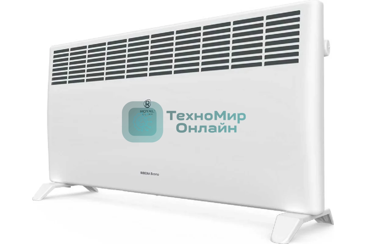 Конвектор электрический Royal Clima REC-RE2000M белый, 2000 Вт, 25 м2, термостат