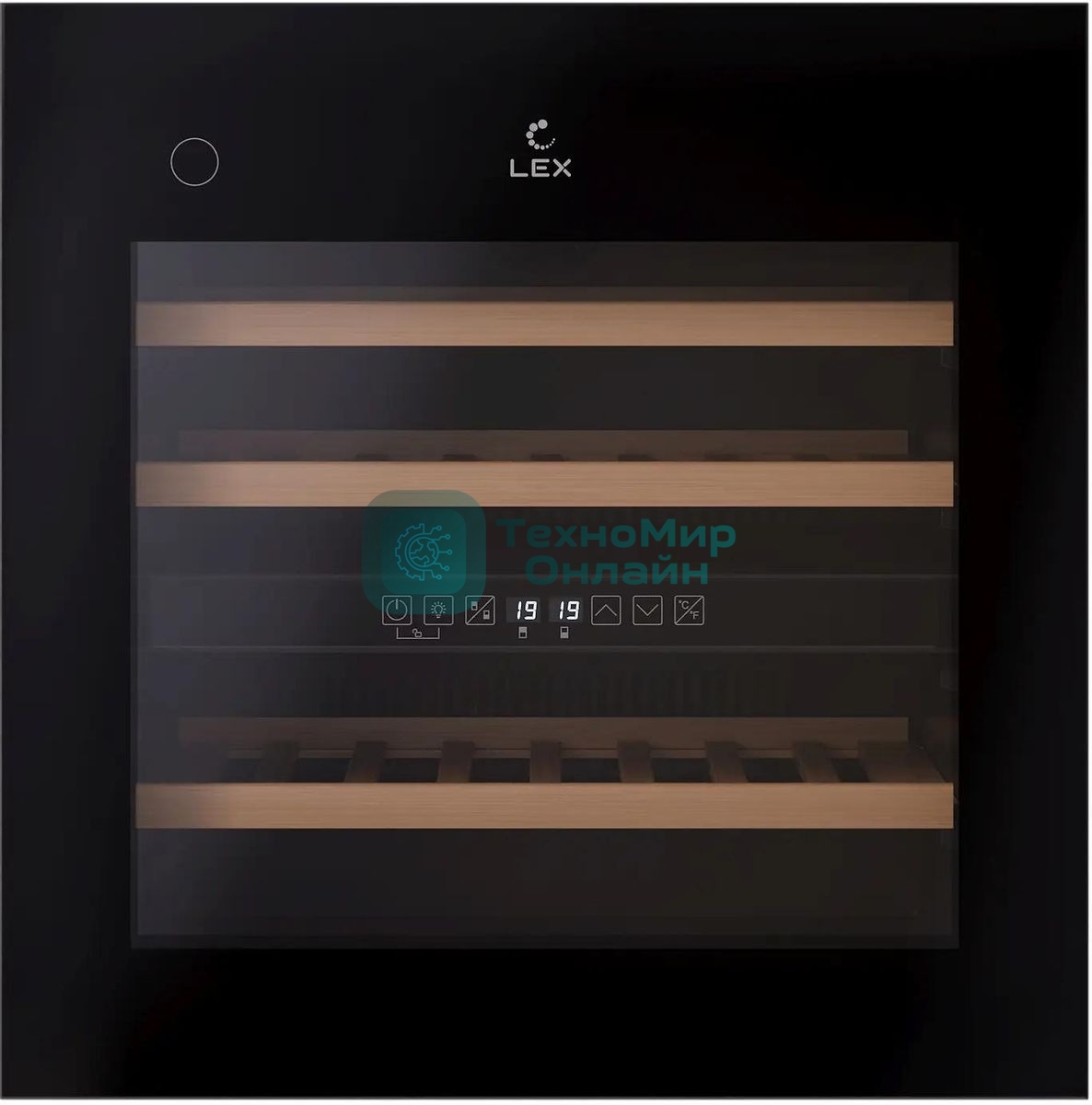 Винный шкаф LEX LWD6036BL dual zone PP 1-нокамерн. черный (CHAT500008)