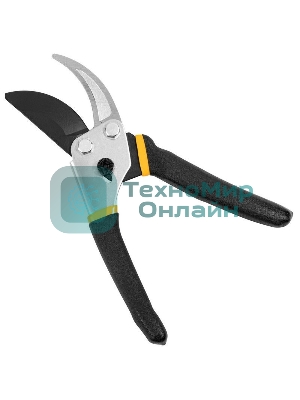 Секатор Deli DL580204 Размер 200 мм. Макс диаметр резки 15 мм. Сталь 55С. Термообработанная поверхность. Тефлоновая уплотненная пластиковая ручка.