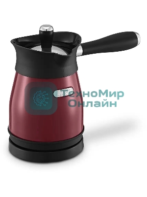 Электрическая турка Kitfort КТ-7499 1000 Вт красный/черный