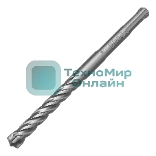 Бур по бетону Denzel цельная крестовая пластина, 12x165 мм, SDS PLUS