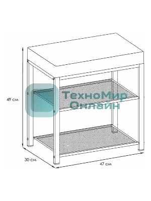 Банкетка ЗМИ Торонто 13S каркас графит, сиденье серый БТ13СГрС