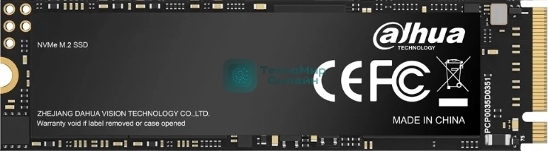 Накопитель SSD Dahua C910, 512Gb, M.2 2280, PCIe 3.0 x4, NVMe, R/W 2500/1500