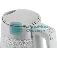 Чайник электрический Haier HK-501 1.7л. 2400Вт серый корпус: стекло/пластик (TD0036930RU)