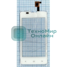 Сенсорное стекло (тачскрин) для Fly IQ449 Pronto, белое