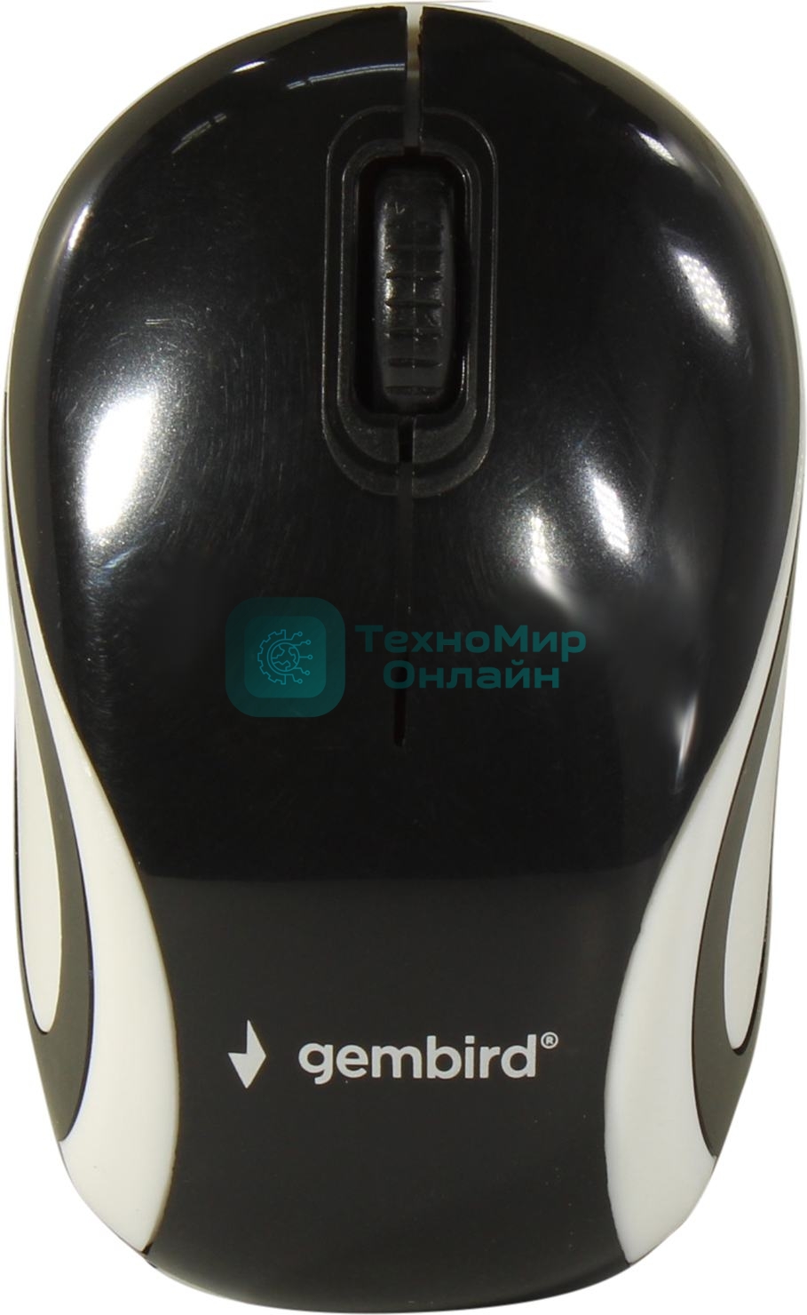 Мышь беспроводная Gembird MUSW-610 черный, 1200 dpi, радиоканал, USB, кнопки - 3