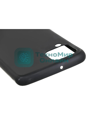 Чехол (клип-кейс) BORASCO Silicone Case, для Samsung Galaxy A22/M22, черный