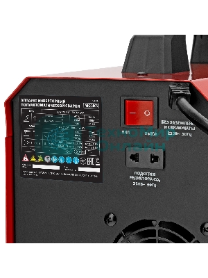 Аппарат инвертор. полуавтомат. cварки MTX MIG-200S, 200A, ПВ 60%, катушка 5 кг