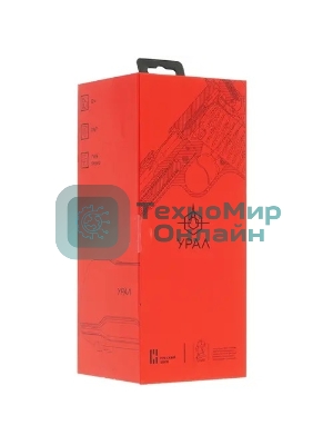 Колонка портативная Ural ТТ М-2, 12W, 2.0 BT/3.5Jack, 10м, 2000mAh, красный