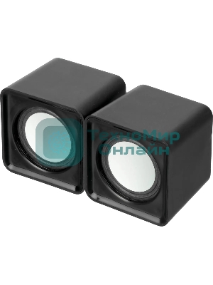 Акустическая система 2.0 Defender #1 SPK 22 черный, 5 Вт, питание от USB