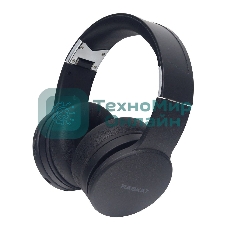 Беспроводные наушники Raskat ANC 1B черный, полноразмерные, Bluetooth + проводной, активное шумоподавление, складная конструкция, до 50 ч