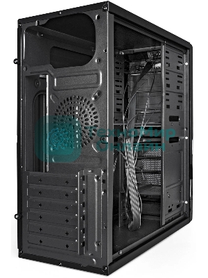 Компьютерный корпус Miditower ExeGate XP-329S-UNS450 (ATX, БП UNS450 с вент. 12см, 2*USB, аудио, черный)