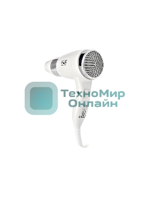 Фен Puff 1600B белый/хром, 1600 Вт