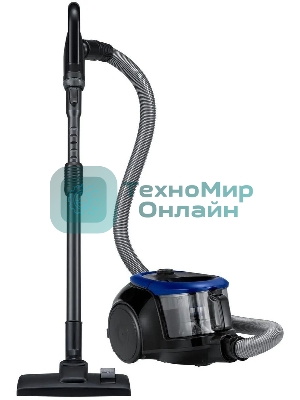 Пылесос Samsung VC18M2110SB/EV синий/черный, 380/1800 Вт, уборка сухой, пылесборник контейнер 1.5 л