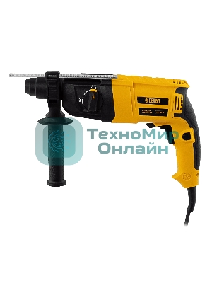 Перфоратор электрический Denzel RHH-600-22, SDS-plus, 600 Вт, 2,5 Дж, 2 реж.