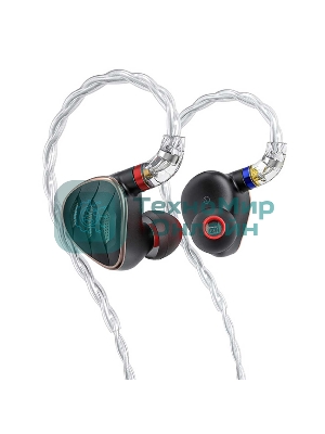 Проводные наушники FiiO FH5s черный/медный, внутриканальные, Jack 3.5/2.5/4.4 мм, сменные штекеры