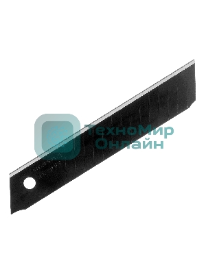 Лезвия Denzel 18 мм, сталь SK4 - 0,5 мм, супер острые, многосегментные, 5 шт.