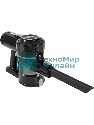 Пылесос вертикальный Vitek Starlight VT-8143 черный/серебристый, питание от аккумулятора, 35 Вт, уборка сухая, пылесборник 0.6 л, работа от АКБ max 30 мин