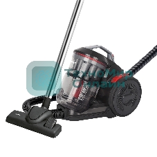 Пылесос Centek CT-2523 черный/красный, 420/2400 Вт, уборка сухая, пылесборник контейнер 3.5 л