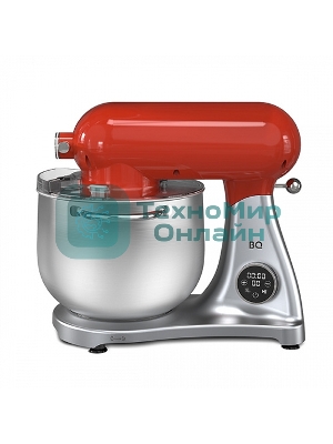 Планетарный миксер BQ MX851 Красный-Серебристый