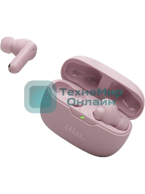 Наушники TWS JBL Wave Beam 2 розовый, внутриканальные, Bluetooth, активное шумоподавление, до 40 ч