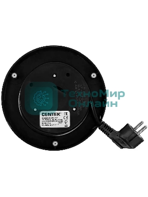Чайник электрический Centek CT-0013 стекло, 2200 Вт, 1.8 л, серебристый