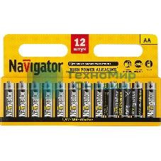 Элемент питания алкалиновый Navigator AA/LR6 NBT-NE-LR6-BP12 (блист.12шт)