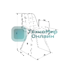 Стул для дома Бюрократ CH-K2_4 комплект 4 шт св. серый Holland 09 металл черный на ножках