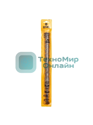 Бур по бетону Denzel двойная спираль, Cobalt W-tip, 18x310 мм, SDS PLUS