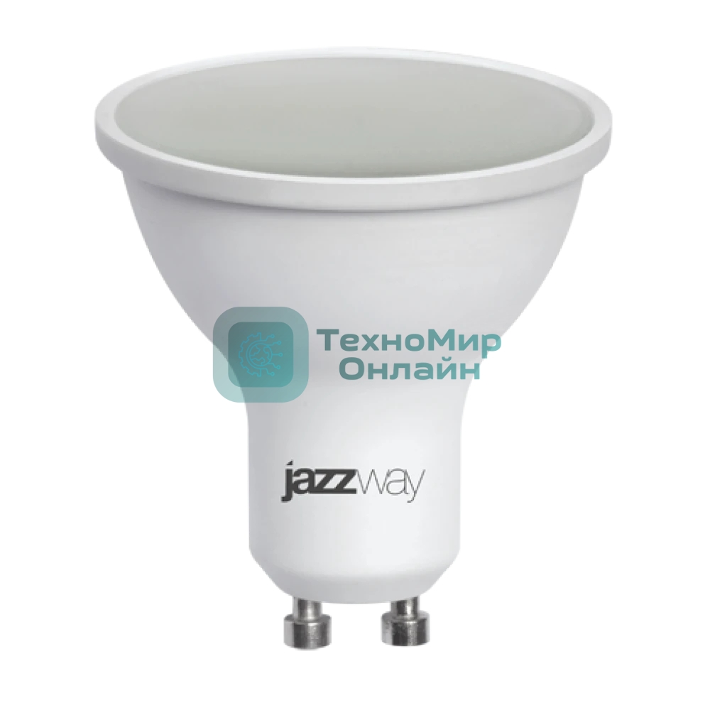 Лампа светодиодная JazzWay PLED-SP 7Вт 5000К холодный белый GU10 520лм 230В