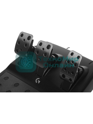 Руль Logitech G923 10кноп. (с педалями) черный