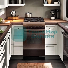 Плита газовая Gefest CG 50M04 K83 коричневый, конфорок 4 газовых, духовка 42 л, 50 см x 85 см x 57 см