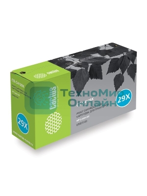 Картридж лазерный Cactus CS-C4129X черный (10000 стр.) для HP LaserJet 5000/5100