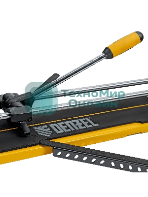 Плиткорез Denzel 600х14мм, цельнометал. напр., каретка на подш., стальная станина, рукоятка-пенал