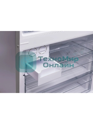 Холодильник Sharp SJ-653GHXJ52R бежевый двухкамерный 400/164 л морозилка снизу, No Frost