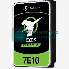 Жесткий диск Seagate HDD SAS 6Tb Exos 7E10 7200 12Gb/s 256Mb 1 year warranty (replacement ST6000NM020B, ST6000NM029A, MG08SDA600E)