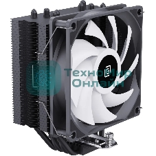 Устройство охлаждения(кулер) Oklick OG-CPC180FRGb-PWM1 черный 120мм алюминий+медь 1500rpm 20db 4-pin 180W 150мм