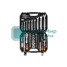 Набор автоинструмента 1/2 и 1/4. 82 предмета НАИ-06/82