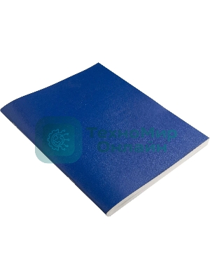 Тетрадь Buro 96л. клет. A5 202х163 1диз. бумвинил скоба синий