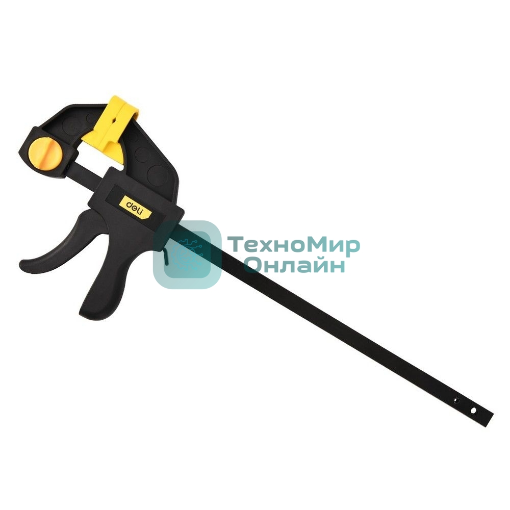 Струбцина пистолетная быстрозажимная Deli DL110112 300x70 мм