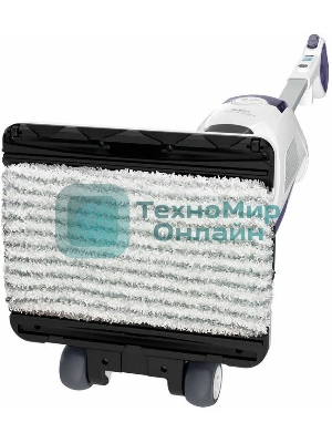 Пылесос Tefal Clean&Steam VP7751WH, белый, 1500/1500 Вт, уборка влажная/комбинированная/паром/сухая, пылесборник контейнер 0.3 л