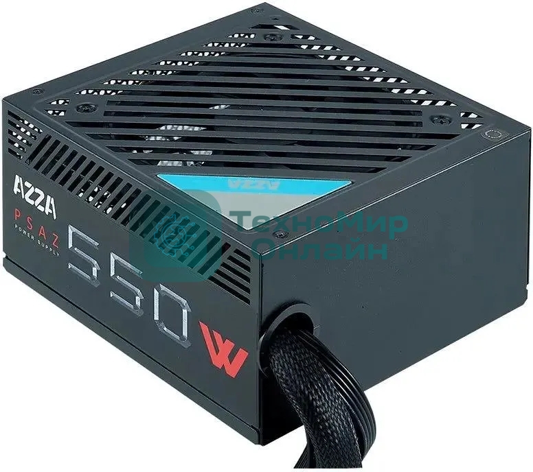 Блок питания Azza ATX 550W PSAZ-550W 80+ bronze (20+4pin) APFC 120мм fan 5xSATA RTL