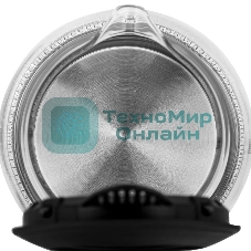 Чайник электрический BRAYER BR6106, 1100 Вт, 1 л, стеклянный, автоотключение, подсветка, черный