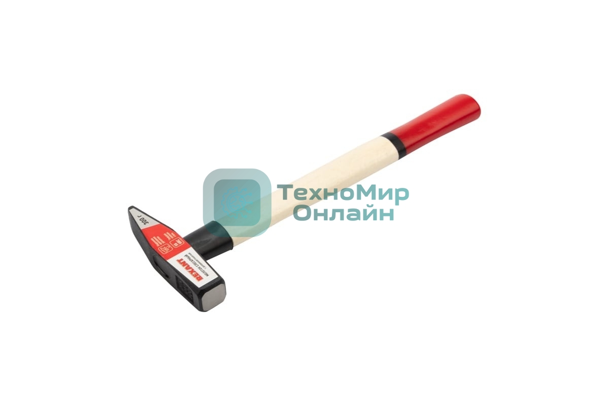 Молоток слесарный Rexant с деревянной рукояткой 300 г