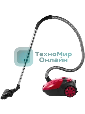 Пылесос Sharp ECKB19RR, красный/черный, 350/1900 Вт, уборка сухая, пылесборник мешок 2.3 л