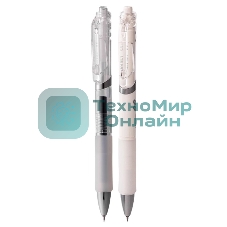 Ручка гелевая автоматическая Deli S01-ST ассорти, d=0.5мм, черные чернила, резиновая манжета